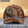 BlueJose Leather Patch Hunting Camo Cap Pattern Multicolor Personalized Cap