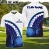 BlueJose Tribal Swing Golf Polo Shirt, Customized Name & Team Name 3D Shirts (4 Colors)
