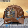 BlueJose Leather Patch Hunting Camo Cap Pattern Multicolor Personalized Cap