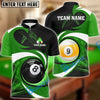 BlueJose Billiards 8 Ball & 9 Ball Stormeye Personalized Name, Team Name Unisex Shirt ( 6 Colors )