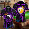BlueJose Billiards King 8 Ball & 9 Ball Personalized Name, Team Name Shirt (4 Colors)