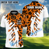 BlueJose Spooky Swing Golf Polo Shirt, Customized Name & Team Name 3D Shirts (4 Colors)