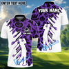 BlueJose Spooky Swing Golf Polo Shirt, Customized Name & Team Name 3D Shirts (4 Colors)