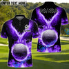 BlueJose Golf Fire Phoenix Customized Name, Team Name 3D Shirts (4 Colors)