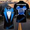 BlueJose Darts Gentleman Style Personalized Name, Team Name Shirt (6 Colors)