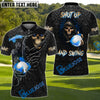 BlueJose Golf Ball Reaper Grim Pattern Customized Name, Team Name 3D Shirts (4 Colors)