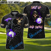 BlueJose Golf Ball Reaper Grim Pattern Customized Name, Team Name 3D Shirts (4 Colors)