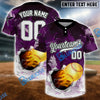 BlueJose Fireball Smash Softball Jersey, Custom Name & Team Number 3D Shirt (4 Colors)