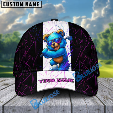 BlueJose Cool Bear Swing Golf Cap Multicolor Personalized Cap