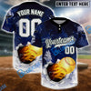 BlueJose Fireball Smash Softball Jersey, Custom Name & Team Number 3D Shirt (4 Colors)