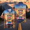 BlueJose Custom Photo 100 Years of Route 66 Mother of Road Hawaii Shirt Car Lovers Gift