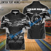 BlueJose Billiards Ball 8 Thunder Lightning Hexagon Personalized Name Team Name Unisex Shirt ( 6 Colors)