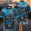 BlueJose Darts Bull Minotaur Dartboard Customized Name, Team Name 3D Shirt (4 Colors)