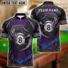 BlueJose Billiards Ball 8 Dragon Owner Personalized Name & Team Name Shirt (4 Colors)