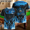 BlueJose Billiards 8 Ball Ice And Thunder  Personalized Name, Team Name Shirt