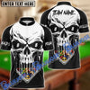BlueJose Billiards Ball 8 Skull Personalized Name & Team Name Shirt (4 Colors)