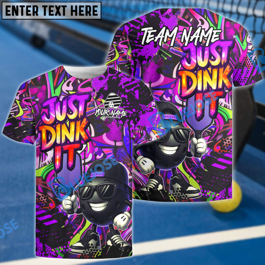 BlueJose Funny Just Dink It Personalized Name, Team Name Unisex Shirt