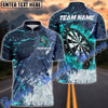 BlueJose Darts Grunge Smoke Personalized Name, Team Name Shirt (4 Colors)