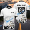 BlueJose Darts Stylist Pro Personalized Name, Team Name Shirt (4 Colors)