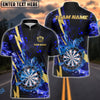 BlueJose Darts Lightning Flame Customized Name, Team Name 3D Shirt (4 Colors)