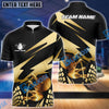 BlueJose Bowling And Pins Gold Experience Customized Name 3D Shirt (5 Colors)