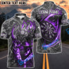 BlueJose Darts Flame King Skull Personalized Name, Team Name Shirt (4 Colors)