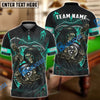 BlueJose Billiards Green Reaper 8 Ball Personalized Name, Team Name Unisex Shirt