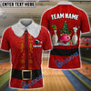 BlueJose Bowling Christmas Elf Personalized Shirt (2 Colors)