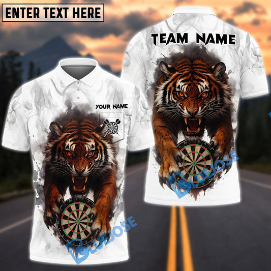 BlueJose Darts Tiger Dartboard Attack Personalized Name Shirt