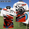 BlueJose Archery Target Customized Name 3D Shirt (4 Colors)