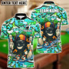 BlueJose Graffiti Bowling Attitude Customized Name, Team Name 3D Shirt (4 Colors)