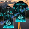 BlueJose Darts Blast Magma Dragon Personalized Name, Team Name Shirt (4 Colors)
