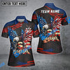 BlueJose Golf USA Eagle Patriotic 250 Years Independence Day Black Customized Name, Team Name 3D Shirts