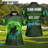BlueJose Bigfoot Sasquatch Golf Polo Shirt, Funny Golf Shirt Custom Name, Team Name 3D Shirts