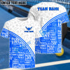 BlueJose Pink Pattern Pickleball Spirit Name & Team Name 3D Shirts (4 Colors)