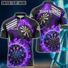 BlueJose Darts Wall Of Flame War Personalized Name, Team Name 3D Shirt ( 5 Colors)