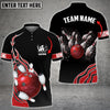 BlueJose Bowling And Breaking Pins Multicolor Option Customized Name 3D Shirt