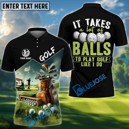 BlueJose Funny Golf Polo Shirt, Custom Name & Team Name 3D Shirts