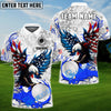 BlueJose Golf Almighty American Eagle Customized Name, Team Name 3D Shirts (4 Colors)