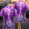 BlueJose Darts Thunder Lightning Flame Multicolor Options Personalized Name Shirt (4 Colors)