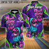 BlueJose Bowling And Pins Graffiti Hoodie Character Don't F*ck It Up Customized Name, Team Name 3D Shirt (4 Colors)