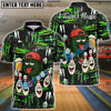 BlueJose Bowling And Pins Funny Beer Customized Name, Team Name 3D Shirt (4 Colors)