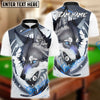 BlueJose Billiards 8-Ball Wolf Dynamic Design Customized Name, Team Name 3D Shirt (4 Colors)