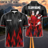 BlueJose Bowling And Pins Sword Legend Customized Name, Team Name 3D Shirt (4 Colors)