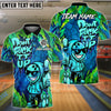 BlueJose Bowling And Pins Graffiti Hoodie Character Don't F*ck It Up Customized Name, Team Name 3D Shirt (4 Colors)
