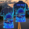 BlueJose Darts Hot Rod Inferno Personalized Name, Team Name Shirt (4 Colors)