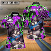 BlueJose Bowling & Pins Funny Gorilla Character Graffiti Splash Customized Name, Team Name 3D Shirt (4 Colors)