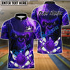BlueJose Bowling And Pins Angry Gorilla Lightning Customized Name, Team Name 3D Shirt (4 Colors)