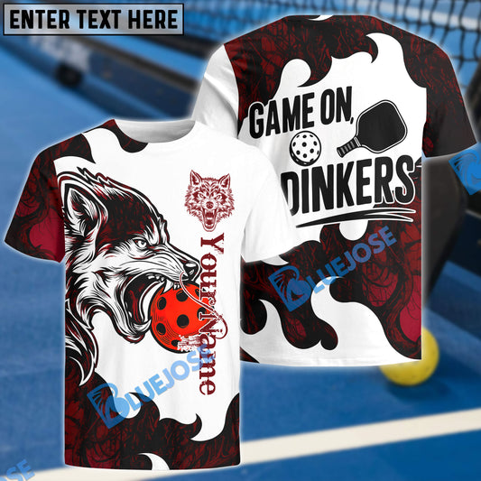 BlueJose Pickleball Game On Dinkers Personalized Name Unisex Shirt