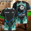 BlueJose Billiards Ball 8 Eternal Ice Personalized Shirt (4 Colors)